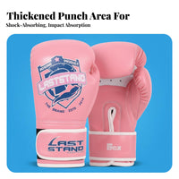 Thickened Padding Children's Boxing Gloves Long-Lasting PU Leather Kids Boxing Gloves Multi-Layered Foam Young Training Mitts Secure Hook-and-Loop Fastener Wrist Strap for Beginners, Toddlers, Muay Thai