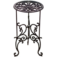 Cast Iron Plant Stand with Classical Pattern