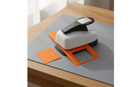 Square Lever Action Punch DIY Square Paper Punch Secure-Latch for Crafters