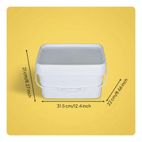 Square Plastic Pail Large Capacity Food Grade Storage Pail