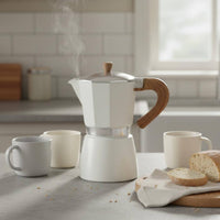 Stovetop Pot Safety Safety Mechanism Italian Coffee Brewer Italian Coffee Pot High Pressure Extraction Stovetop Espresso Brewer