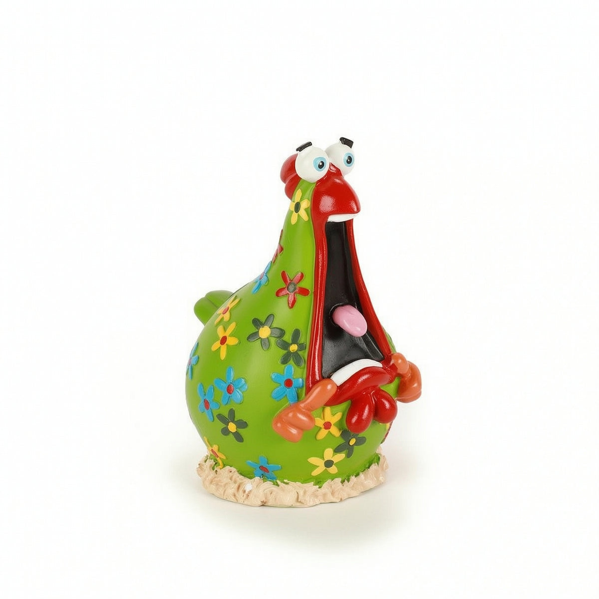 Chicken Figurine with Base Glossy Chicken Figurine Resin for Collectors