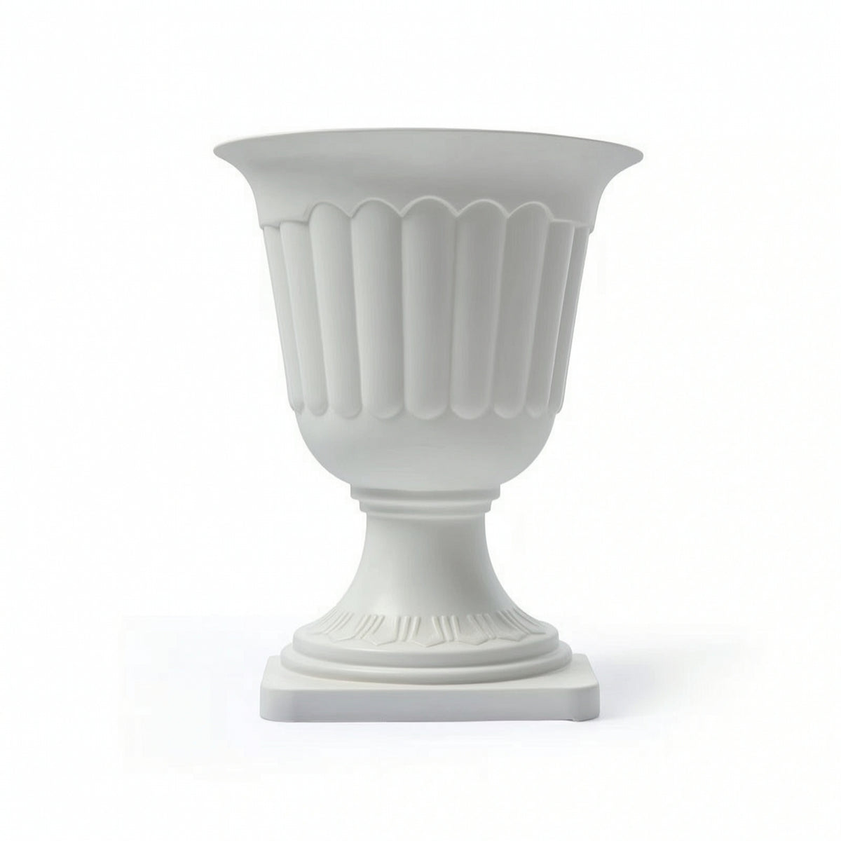 Floral Vase with Pedestal Fluted Decorative Vase Classic for Weddings, Florists