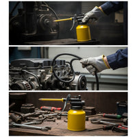 Oil Sprayer with Trigger Compact Hand-Operated Oil Pump Lubricant Dispenser for Mechanics, Machinists, Machine Maintenance, Workshop, Garage