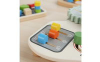 Multi-Functional Steering Wheel Busy Board Develops Fine Engine Skills Car Dashboard Busy Board Sensory Play Toddler Steering Wheel Toy Screen-Unplugged Fun for Toddlers, Kids, Preschoolers