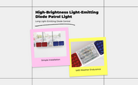 LED blinker, emergency, 12V/24V/220V
