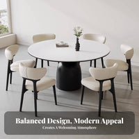 Upholstered Side Chair Modern Design Indoor Seating Fully Assembled Ergonomic Backrest for Interior Decorators, Reception Area