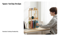 Multi-Tier Desk storage-space Saving 2-Tier complimentarystanding Shelf adaptable