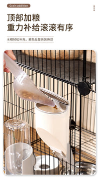 猫咪挂式饮水机喂食器狗狗自动喝水器悬挂笼子碗食盆兔子宠物用品