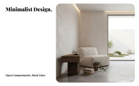 Single-Door Bedside Cabinet Minimalist Design Nightstand Natural Wood Look