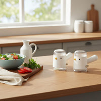 Moisture-Proof Press Type Seasoning Dispenser Precise Measurement Press-Type Seasoning Dispenser Single-Hand Operation for Elderly