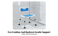 Shower Stool with Backrest