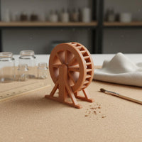 Retro Water Wheel Model Scenery Decoration for Collectors