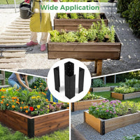 Garden Corner Bracket Bed Headboard Bracket Rustproof Metal Connector for Furniture Garden Vegetable Garden Potted Plants