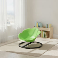Molded Flower Rotating Chair Smooth Sensory Rotating Chair Low-Height Sensory Integration Toy 360° for Children, Toddlers, Playroom, Home
