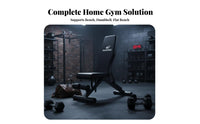 Adjustable Weight Bench Multi-Functional Adjustable Utility Bench with Pulley Fullphysique Training Sturdy Construction