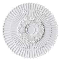 Ceiling Lamp Panel Raised Relief Home Decoration Scroll Pattern