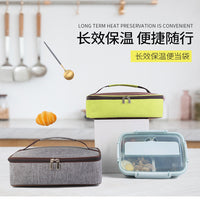 Insulated Lunch Bag with Aluminum Foil, Portable Handbag Style
