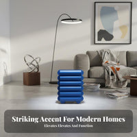 2-Tier Ladderdesign Table Space-Saving 2-Level Accent Table distinctive Shape