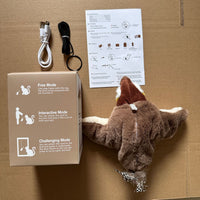 Dog Toy Squeaky Shaking Bird for Small Dogs Puppies Teddy Washable Durable Self-Entertainment