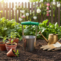 Seedling Transplanter Multi Purpose Grass Plugger Tool Rust Resistant for Garden