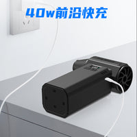 跨境大风压除尘吹水吸尘一体暴力风机充电照明手持涡轮暴力风扇
