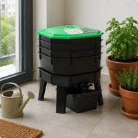 Worm Compost Bin Vermicompost Bin Composting System for Garden
