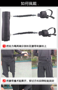 Jump Training Resistance Bands with Adjustable Resistance for Leg Power