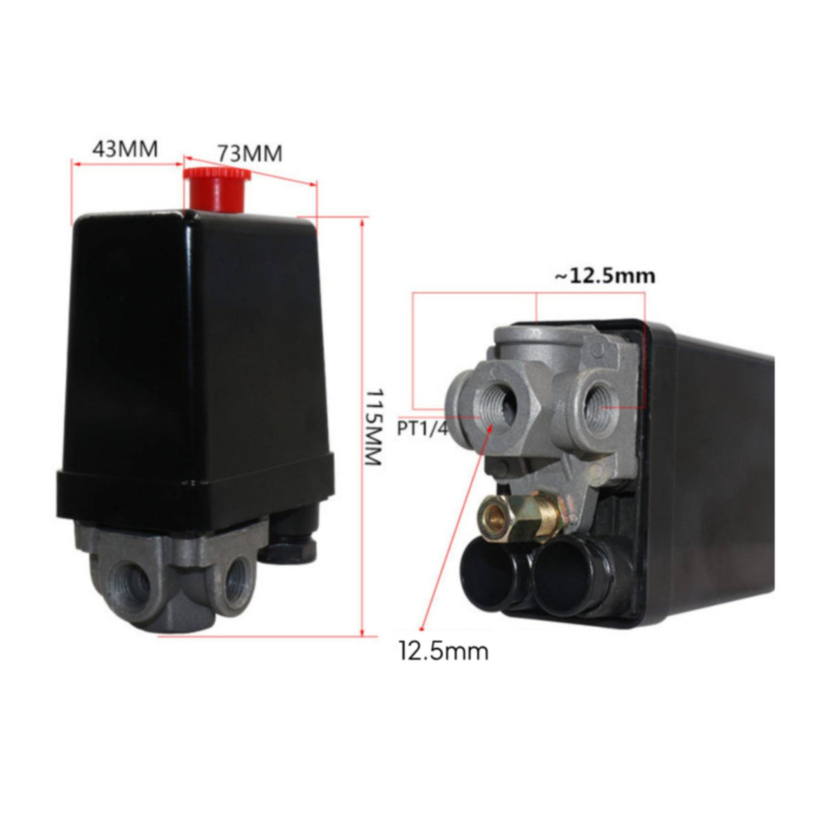 Air Pump Pressure Control Switch Easy Installation