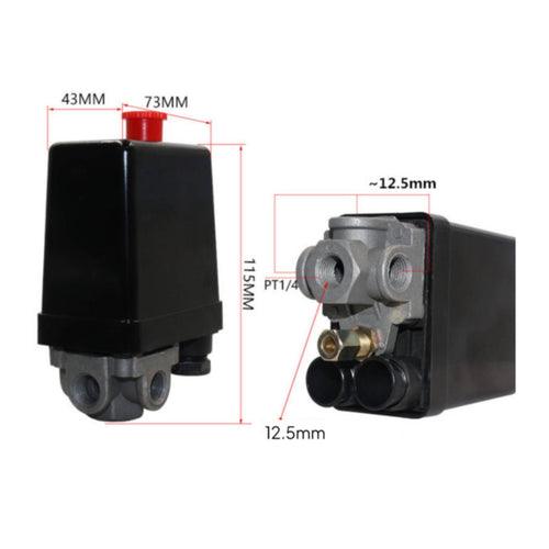 Air Pump Pressure Control Switch Easy Installation