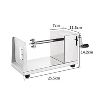 Manual Spiral Potato Cutter Stainless Steel Tornado Potato Cutter Stable Heavy-Duty for Vendors