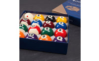 16 Pieces Crisp Striking Sound Tournament Billiard Balls Balanced Density Billiards Accessory Long-Lasting Sports Equipment Brilliant Colors for Game Room