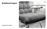 Foldable Nap Chair Extendable Footrest Padded Folding Lounger sturdy Duty