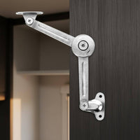 Any-Stop Cabinet Door Stay Sturdy Duty Cabinet Door Raise Support Adjustable Lid Support Hinge Universal Mounting for Wardrobe