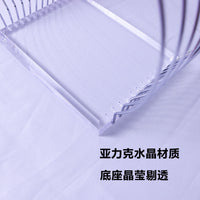 厂家直销 不锈钢泳帽展示架 游泳馆亚克力底盘泳帽架 帽子展示架