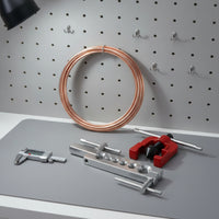 Copper Tube Flaring Kit Manual Pipe Flaring Tool with Bar Threaded Pipe Expander Tool for Workshop