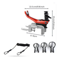 Sea Fishing Rod Mount Heavy Duty Boat Rod Holder Multi-Angle Adjustment Fishing Pole Bracket for Deep-Sea