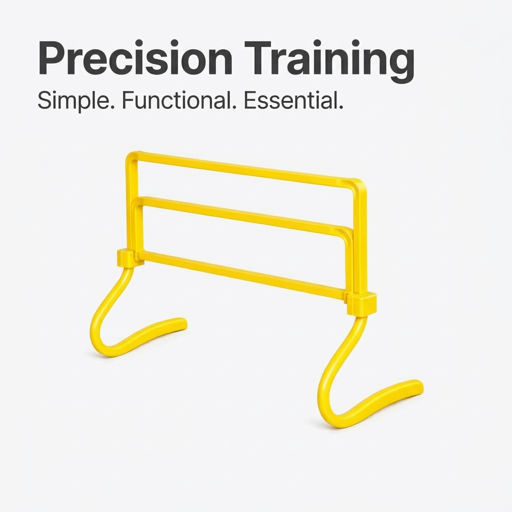 Speed Training Agility Hurdles Pack, Adjustable Hurdles for Sports, Fitness Agility Hurdles for Personal Training, Agility Hurdles with Carry Bag
