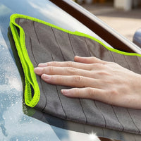400gsm Microfibre Cloth and Car Drying Towel, Microfiber Cloths for Car Washing, 16 Ply Multi-Purpose 40cm x 40cm Size