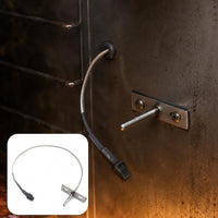 Furnace detect Stainless Steel Grill Temperature Measurement Unit Slotted Holes Grill Accessory