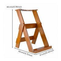Wood Golf Bag Rack Multifunctional Wooden Golf Display Stand Freestanding