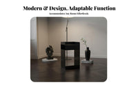 Bedside Storage Table Minimalist Design Nightstand With casters for Small areas