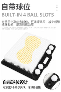跨境新款高尔夫沙坑打击垫沙坑模拟器挥杆练习垫高尔夫切球沙坑垫