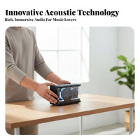Light-up Party Speaker Portable Design Transparent Light-up Speaker for Parties