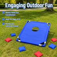Bean Bag Toss Garden Games, 57x58x18.5cm Outdoor & Indoor Play for Kids 4-6 Years, Easter Games for Families