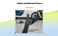 Stainless steel motorcycle shaft bushing