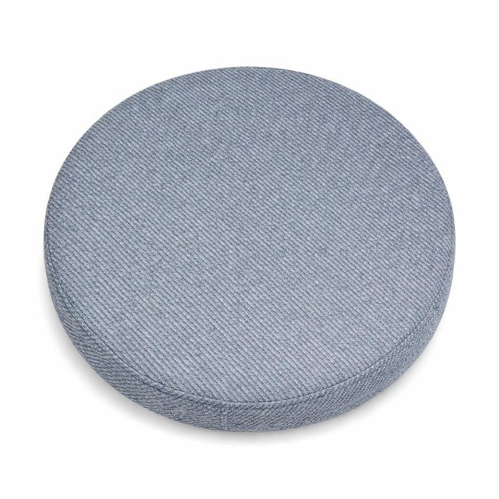 Memory Foam Seat Cushion, Round Chair Pad, Comfortable Tatami Mat, Breathable Polyester Fiber, Orange Red, 40x40cm Thick
