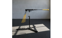 Batting with Hitting Pad Baseball Batting Training Stand Simple to Assemble to Set up Baseball Hitting Stand  Elastic Cords for Families