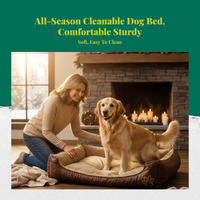 Orthopedic dog bed, removable cover