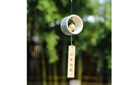 Soothing Sound Bamboo Wind Chime DIY Project Hanging Bamboo Tube Chime Relaxing Low Tones Oriental Wind Bell Vintage Design for Children, Crafters, Outdoor, Kindergarten, Patio, Balcony
